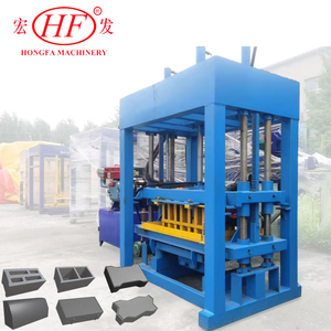 Hongfa(HF) <span class=keywords><strong>QTJ4</strong></span>-<span class=keywords><strong>30</strong></span> hydraulische Beton hohl block, der Maschine mit Getriebe-und Lager-Handbetrieb herstellt - Product Image 1
