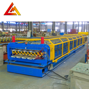 Automatische PPGI-Dachblechformmaschine <span class=keywords><strong>840</strong></span> mit Getriebe und Motor für verzinktes Blech - Product Image 5