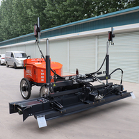 Machine de nivellement de piste d'aéroport haute performance, niveleuse laser hydraulique à 360 degrés pour béton, moteur 25,73 kW