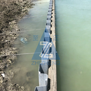 Leichtgewichtige PVC-Spundwand Z457 Stützmauer PVC-Spundwand Flussuferverstärkung-Hochwasserschutz - Product Image 5