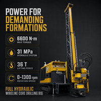 Plateforme de forage minier WD-C2000 de 2000 m avec plateforme sur chenilles entièrement hydraulique robuste pour l'exploration en milieu tropical