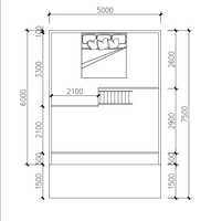 Modèle standard de maison préfabriquée modulaire à deux étages avec balcon pour usage hôtelier, design moderne, glamping, resort et villa.