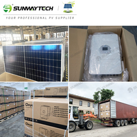 Système d'énergie solaire 8kw 10kw 12kw avec batterie lithium-ion et onduleur Deye