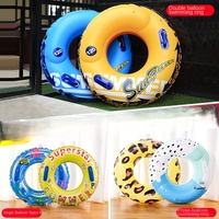JW-CQ19 En stock, Bouée de natation gonflable en PVC à double chambre, épaissie et double couche, portable, pour adultes et enfants, modèle Célébrité