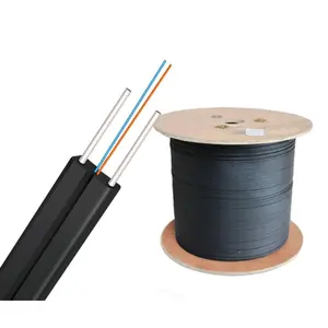 Aerial 1 2 4 6 8 12 Core G652D G657A1 G657A2 Outdoor Drop Cable Fiber Optic Cable for Solution