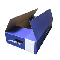 Boîtes en carton ondulé à double paroi de grande taille personnalisées, kit combiné sans fil, produits pour déménagement et expédition avec trous de transport
