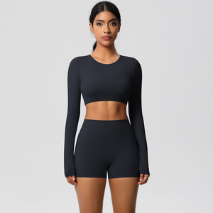 Abbigliamento Aderente per Yoga e Pilates, Pantaloncini Modellanti ad Asciugatura Rapida per Corsa e Fitness - Product Image 2