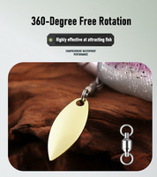 Leurre souple pré-monté Raylor Custom 90mm 15g en silicone dichroïque lesté avec queue de pagaie et hameçons, emballage inclus