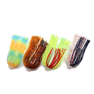 Appâts de pêche Flare Head Silicone Jupe en soie Plomb Bait Whisker Man Anti-Hanging parapluie <span class=keywords><strong>sensation</strong></span> jupes Leurres de pêche - Product Image 4