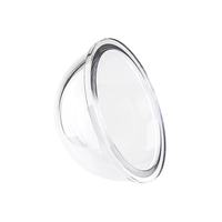 Cubierta de Lente Semiesférica Convexa Doble de Plástico Acrílico para Cámara, Tamaño Personalizado OEM, Grado Óptico Transparente