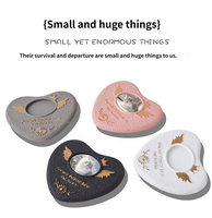 Pierre commémorative pour animaux de compagnie en ciment durable, pierre artificielle, pierre tombale pour jardin extérieur, marqueur de sépulture pour chiens et chats, vente chaude