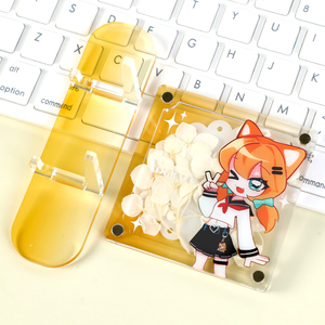 Supporto Magnetico in Acrilico Personalizzato per <span class=keywords><strong>Anime</strong></span> e Fiori Pressati - Product Image 4