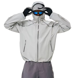 OEM Custom Causal Windbreaker Oversized Waterproof Outdoor Jacket Hiking Windproof Men Zipper Jacket