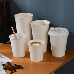 Custom Logo Rimpel/Dubbel/Enkele Muur Wegwerp Biologisch Afbreekbaar Corrugate Eco-Vriendelijke Koffie Kraft Papier Beker Met Fabriek - Product Image 1