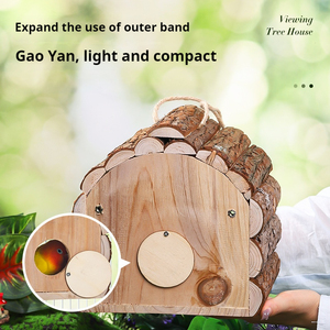 Wood Bird <strong>Nest</strong> <strong>Box</strong> for Outside Wooden Bird House Cage for Finch Bluebird Cardinals Hanging Birdhouse for Canary <strong>Pigeon</strong> Quail