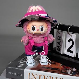 Segunda generación Labubu serie <span class=keywords><strong>de</strong></span> fiesta sentada <span class=keywords><strong>ropa</strong></span> <span class=keywords><strong>de</strong></span> muñeca lindo vinilo cara colgante solo <span class=keywords><strong>ropa</strong></span> accesorio para muñecas - Product Image 3