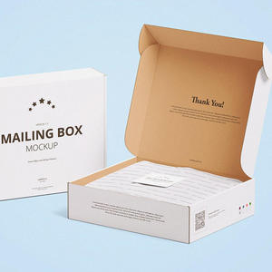 Wholesale Clothing Fold Kraft Paper Mailing Box Packaging Custom Biodegradable Corrugated Shipping Box - Product Image 4