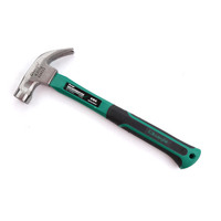 Marteau à cornes de mouton antidérapant magnétique à manche en fibre enduite bicolore Changlu CL616511 OEM