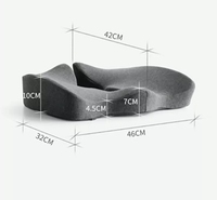 Coussins de chaise en mousse à mémoire de forme pour bureau, coussin de chaise en mousse à mémoire de forme, soulagement de la pression, coussin de siège