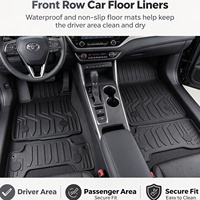 Tapis de sol de voiture sur mesure, couverture complète, imperméables, antidérapants, en cuir, OEM pour berlines, SUV, camions