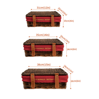 JY panier de rangement en jonc de mer avec poignées paniers organisation sac de rangement avec faisceau bouche pp rotin maison tissé panier de rangement