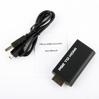 Convertidor de PS2 a HDMI, Adaptador de Interfaz Multimedia de Alta Definición para Consola de Juegos, TV, Audio y Video, Hecho en Guangdong