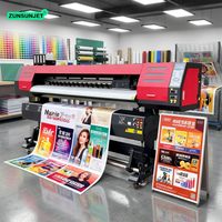 Impresoras de Gran Formato ZUNSUNJET de 1.8m para Impresión de Volantes y Pancartas Personalizadas con Cabezales de Impresión I3200