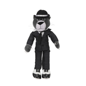 Nouvelle conception : Peluche Panthère Gangster, <span class=keywords><strong>jouet</strong></span> <span class=keywords><strong>en</strong></span> peluche Panthère Noire personnalisée, peluche Panthère habillée - Product Image 1