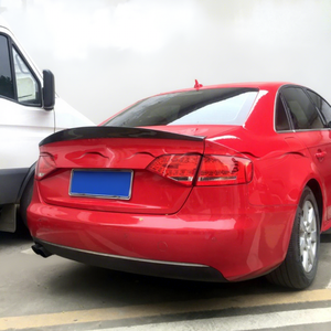 Aileron de coffre arrière en fibre de carbone de type HK, style bec de canard, pour Audi S4 A4 B8 B8.5 2009-2012 - Product Image 1