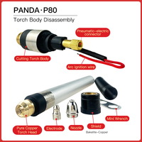 Panda P80 CNC Pistolet de découpe plasma LGK100 120 Machines de découpe avec câble de torche complet de 5m Torches de soudage à coupe droite