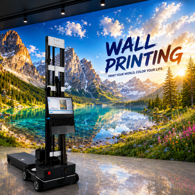 Professional for UV Inkjet Wall Printer for Print Heads for Ceramic Metal Acrylic-Automatic Operation 2-Year Warranty
