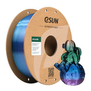 <span class=keywords><strong>ESUN</strong></span> Vente en gros <span class=keywords><strong>eSilk</strong></span>-PLA Filament d'imprimante 3D PLA en soie multicolore arc-en-ciel - Product Image 6