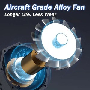 Mini soplador de aire potente 130000RPM 52 m/s Motor sin escobillas portátil Turbo Jet ventilador batería soplador de aire para hojas de coche - Product Image 5