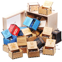 Caja de Regalo con Música, Cajas Musicales Musulmanas con Manivela, Caja Musical Personalizada