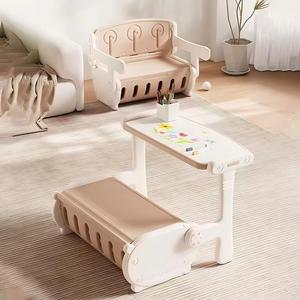 Pizarra de Dibujo Multifuncional de Plástico Blanco para Niños, Mesa de Escritura Plegable y Borrable para Jardín de Infancia y Uso Doméstico - Product Image 1