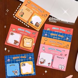 Creative Stationery Supplier's Cartoon Cute School Sticky Notes Kids-Friendly Loose Leaf <b>Paper</b> Memo <b>Pads</b> - Product Image 6