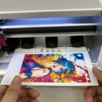 Imprimante compacte à ruban photo avec machine de découpe pour autocollants de téléphone et logiciel de prévisualisation en ligne