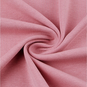 Nhà Máy Bán Buôn Độ Đàn Hồi Cao 270gsm 40S 170Cm Chiều Rộng 95% Bông 5% Spandex Chải Kỹ Bông Interlock Đan Cuộn Vải Vải - Product Image 3