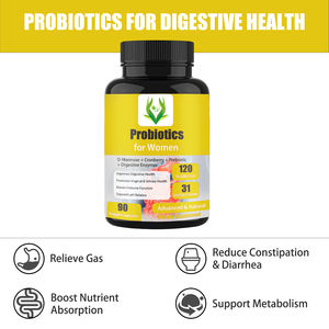 Probiotiques OEM ODM pour femmes, D-Mannose, canneberge, prébiotiques, enzymes digestives, vitamine C, améliore la santé digestive, équilibre du pH - Product Image 3