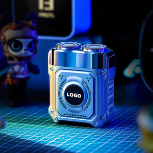 Mini <span class=keywords><strong>rasoir</strong></span> électrique rechargeable par USB <span class=keywords><strong>de</strong></span> style mécanisé, portable, étanche, tête flottante, <span class=keywords><strong>lame</strong></span> en acier inoxydable - Product Image 5