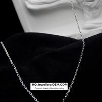 Collar de Eslabones Entrelazados para Hombre, Chapado en Acero Inoxidable Resistente al Deslustre, con Cierre con Acentos de Circonita Cúbica 5A, Lujo Discreto, Hipoalergénico