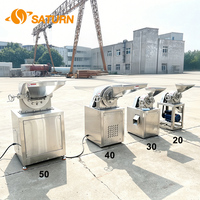 Broyeur à disques multi-tensions Saturn Industrial Electric en acier inoxydable SUS304/SUS316 7,5 kW pour la transformation alimentaire