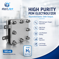 Électrolyseur PEM compact de 50 ml pour la production d'H2 avec sortie d'oxygène indépendante pour assemblages OEM