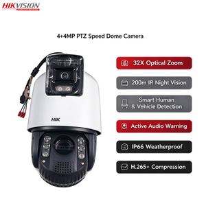 Caméra PTZ Speed Dome Hikvision TandemVu 4+4MP DS-2SE7C432MW-AEB(14F1)(P3) 32X ColorVu <span class=keywords><strong>DarkFighter</strong></span> 200m IR avec suivi automatique IP66 - Product Image 1