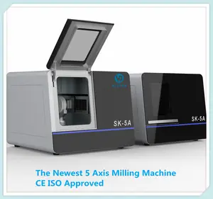 Yucera 5 Axis Cad Cam Tandheelkundige Freesmachine Zirconia Speciale Freesmachine Fresadora Apparatuur Voor Dental Laboratorium