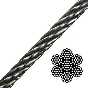 Factory Direct Low Carbon Steel Wire Rod For Nail Making Guard Rope Galva Steel Wire Strand & Self Supporting Cable