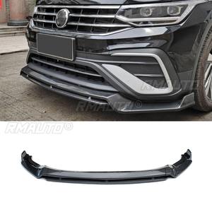 <b>Car</b> Front Bumper Lip <b>Diffuser</b> Spoiler Glossy Black Modification Part <b>for</b> Volkswagen Tiguan L 2022 Protector <b>Car</b> Accessories - Product Image 4
