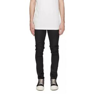 Custom 100% Cotton High Quality <b>Slim</b> Fit Washed <b>Jeans</b> for Men Vintage Casual Pencil Trousers Men's Denim Pants - Product Image 5