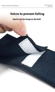 <span class=keywords><strong>Serviette</strong></span> de sport en microfibre avec logo personnalisé, brodée avec HOOK & LOOP, pour le football américain - Product Image 2