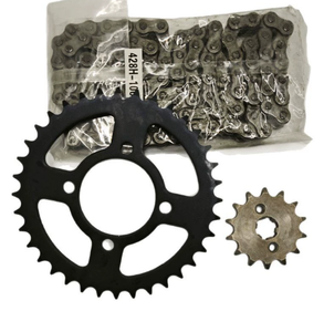 Ad alte prestazioni DQ BM150 Kit catena catena pignone nuove parti di trasmissione in acciaio 1 anno di garanzia compatibile <span class=keywords><strong>KYMCO</strong></span>/Yamaha/ - Product Image 6